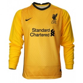 Koszulka Liverpool Bramkarska Wyjazdowe Stroje Piłkarskie 2020/21 Długi Rękaw